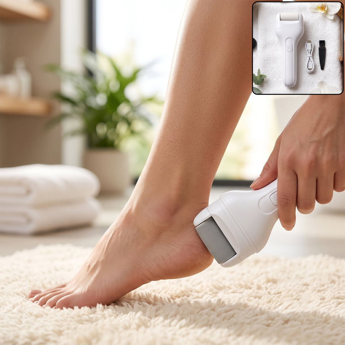 Electric Foot File – Rechargeable Callus Remover